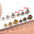 Gold-Tone Bell Metal Beads with 12 Listed Options for DIY Jewelry Making view 2