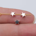 Five-Point Star Spacer Beads in 4 Finishes for Jewelry Making view 6