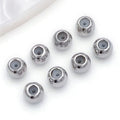 Silicone Lined Stopper Beads with Optional Loops Jewelry Findings view 12