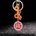 Crystal Five Coin Fortune Keychains in Five Colors plus Assorted view 10