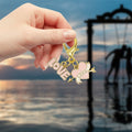 Pink Love Letter Heart Arrow Enamel Lobster Clasp Charm view 4