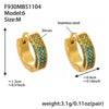 F930 Green-Medium Earrings