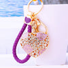 Purple-Braided-Loop Purple-Rose-Heart