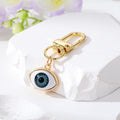 Gold Evil Eye Keychains Spikes Lashes Framed Six Styles view 8