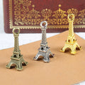 Vintage Metal Eiffel Tower Pendant in Multiple Finish Options for Jewelry Making view 4