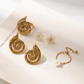 Flower And Shell Jewelry Collection In Four Variants view 1