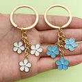 Flower Charm Keychains in 9 Pictured Variations for Bags and Keys view 2