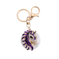 Crystal Horse Head Keychain Two Styles Multicolor Mane Charm view 5