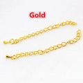 Metal Extension Chains With Teardrop Ends in Multiple Finishes view 9