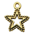 Matte Gold-Tone Moon and Sun Metal Charms with 21 Listed Options view 9
