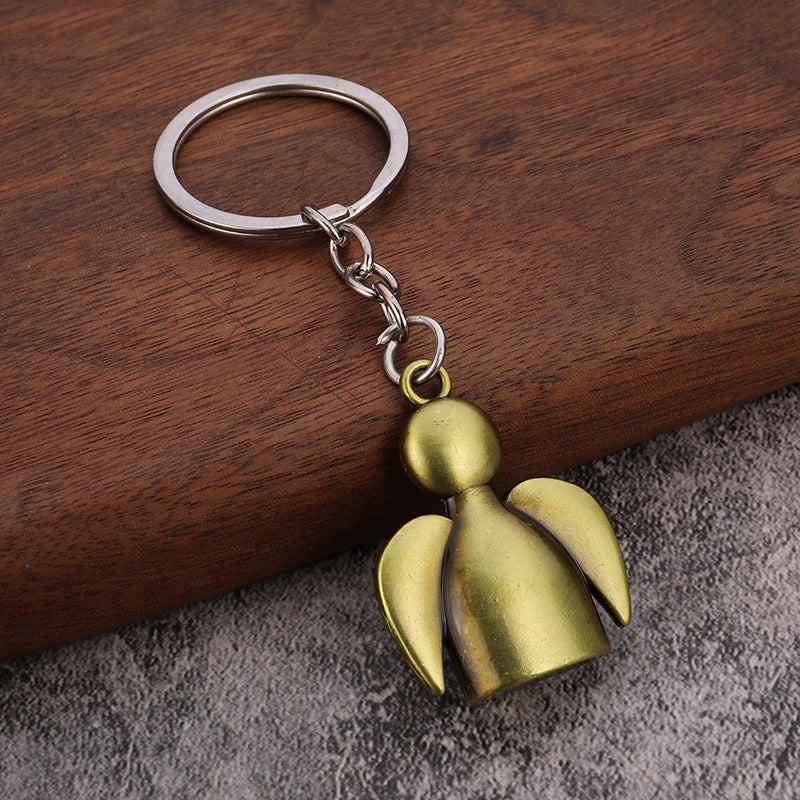 Angel Doll Metal Keychain Valentine Gift Bag Charm Accessory