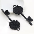 Ornate Key Shaped Round Pendant Bezel Settings in Three Finishes view 2
