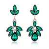 Aqua Leaf Teardrop