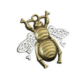 Antique Alloy Bee Insect Charm Pendant Three Metal Finishes view 5