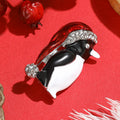 Santa Hat Penguin Brooch Decorative Lapel Pin For Jackets And Scarves view 2