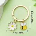 Bee and Honeycomb Charm Keychains in 47 Pictured Variations for Bags and Keys view 11