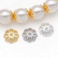 Openwork Metal Bead Caps in Three Diameters Jewelry Findings view 4