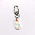 Silver Tone Christmas Resin Novelty Clip Keychains in Eleven Designs view 10