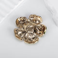 Flower Enamel Metal Brooch Pin 5.5 cm for Jackets and Lapels view 3
