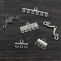 Silver Tone Multi-Loop Connector Charms in Seven Ornate Designs view 2