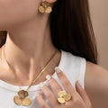 Pearl Look Fan Square And Three Petal Jewelry Variants view 2