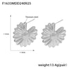 Steel Daisy Stud