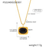 Gold Agate Pendant