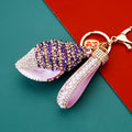 Jeweled Large Conch Shell Keychains in Eight Colors plus Assorted Option view 1