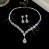 Clear Drop Necklace