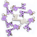 Enamel-Look Giraffe Alloy Charms in 16 Styles for Jewelry Crafts view 6