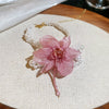 Pink Flower Bracelet