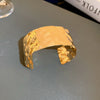 Gold Hammered Cuff