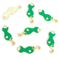 Colorful Enamel Cat Silhouette Charms in Eight Colors view 8