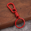 Metal Spring Snap Hook Keychain With Round Key Ring, 8 Styles view 8