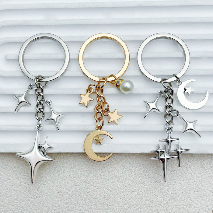Celestial Charm Keychains in 20 Pictured Variations for Bags and Keys