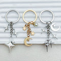 Celestial Charm Keychains Featuring Star Across 20 Pictured Variations view 3