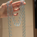 Gold And Silver Tone Open Mesh Long Necklaces In Four Styles view 1