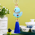 Enamel and Full Crystal Duck Keychains with Coordinating Tassels view 8