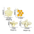 Bee and Honeycomb Enamel Charm Collection for Jewelry Making view 5