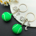 Tennis Volleyball Soccer and Football Ball Keychains view 3