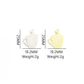 Coffee Cup Cat Enamel Alloy Charm Pendants in Five Colors view 4