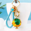 Sky-Blue-Braided Green-Pomegranate
