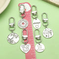 Heart Charm Keychains in 11 Pictured Variations for Bags and Keys view 3