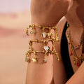 Stainless Steel Charm Bracelets Heart Infinity Star Handbag Motifs view 4