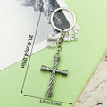 Cross and Angel Charm Keychains in 15 Pictured Variations for Bags and Keys view 3