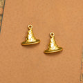 Wizard Hat Detailed Metal Charm in 4 Decorative Finishes view 7