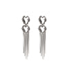 Double Heart Tassels