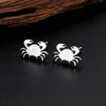Silver Tone Stainless Steel Novelty Stud Earrings in Ten Designs view 8