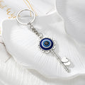 Silver Blue Evil Eye Keychains Multiple Frame Shapes view 12