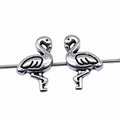 Flamingo Small Hole Bead in Antique Silver Jewelry Making Component view 3